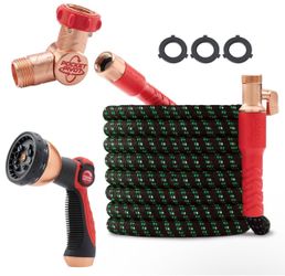 Pocket Hose Ballistic Double UV  50 FT Expandable Garden Hose, Pocket Pivot
