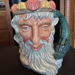 Royal Dalton Face Pitcher