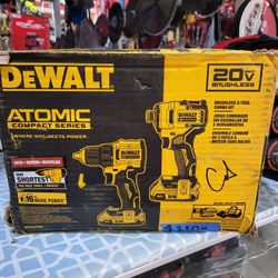 Dewalt 20v IMPACT & Drill BRUSHLESS Combo Kit 