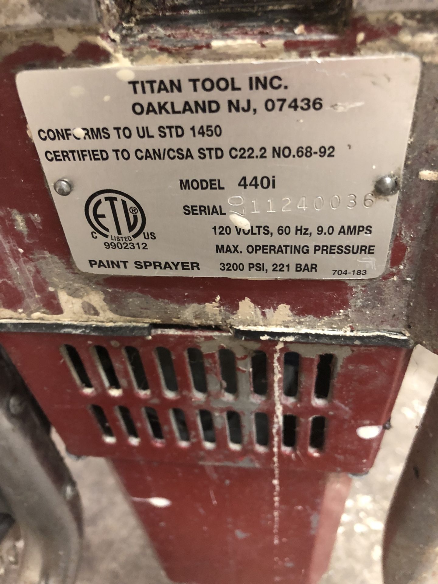 Titan 440i paint sprayer airless for Sale in WA OfferUp