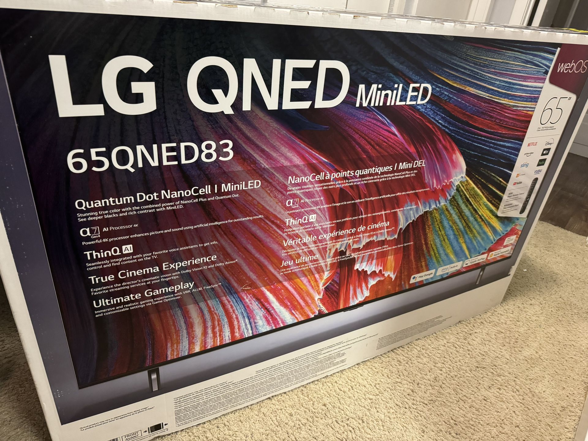 LG QNED MINI LED 65 INCH TV 