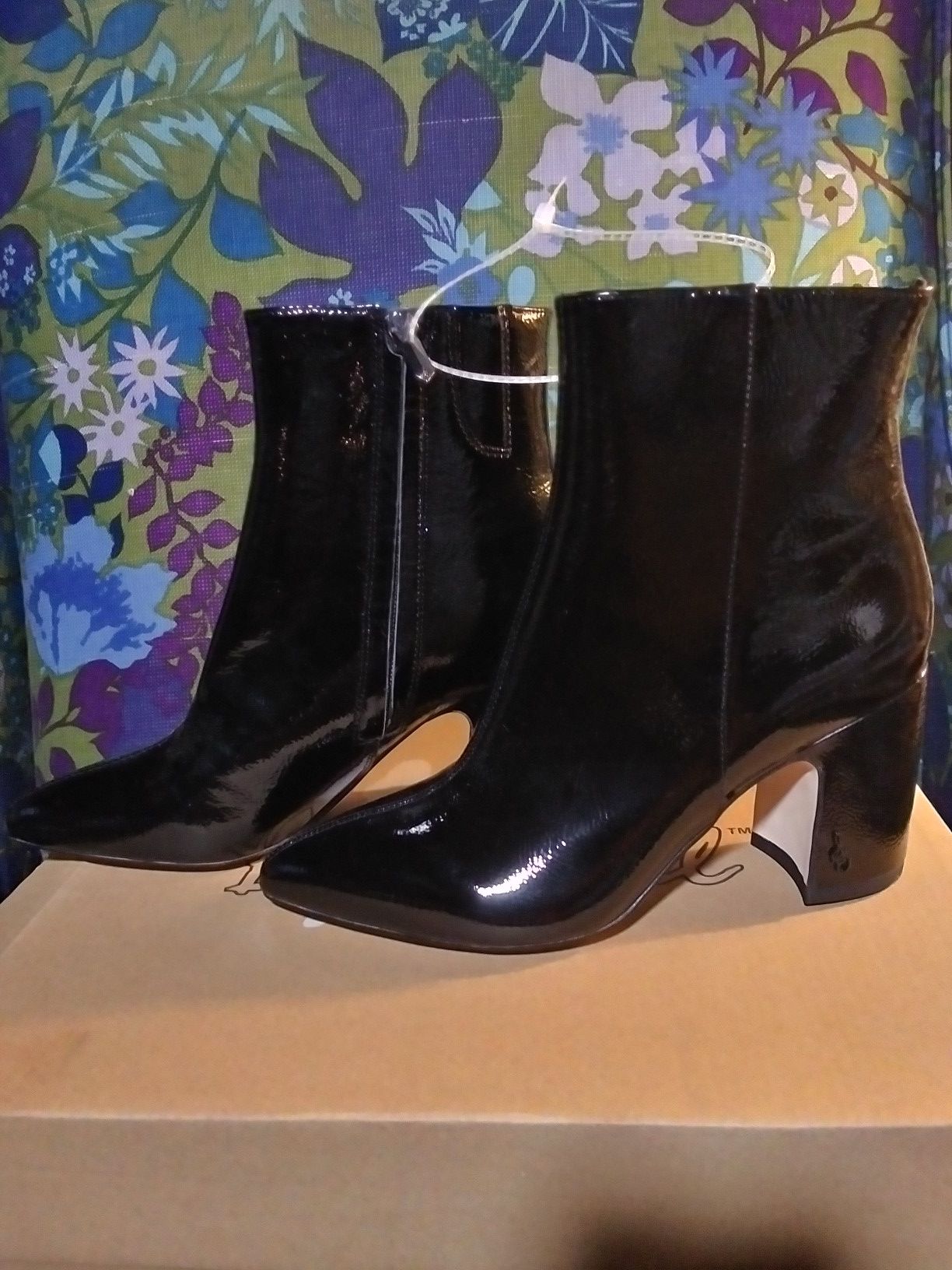 New Sam Edelman Hilty2 Black Leather Boots