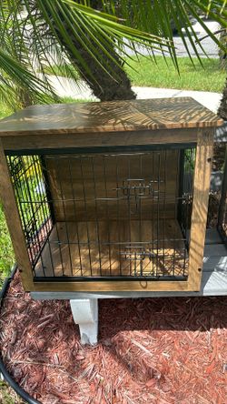 Dog Crate Furniture Wooden Kennel Table