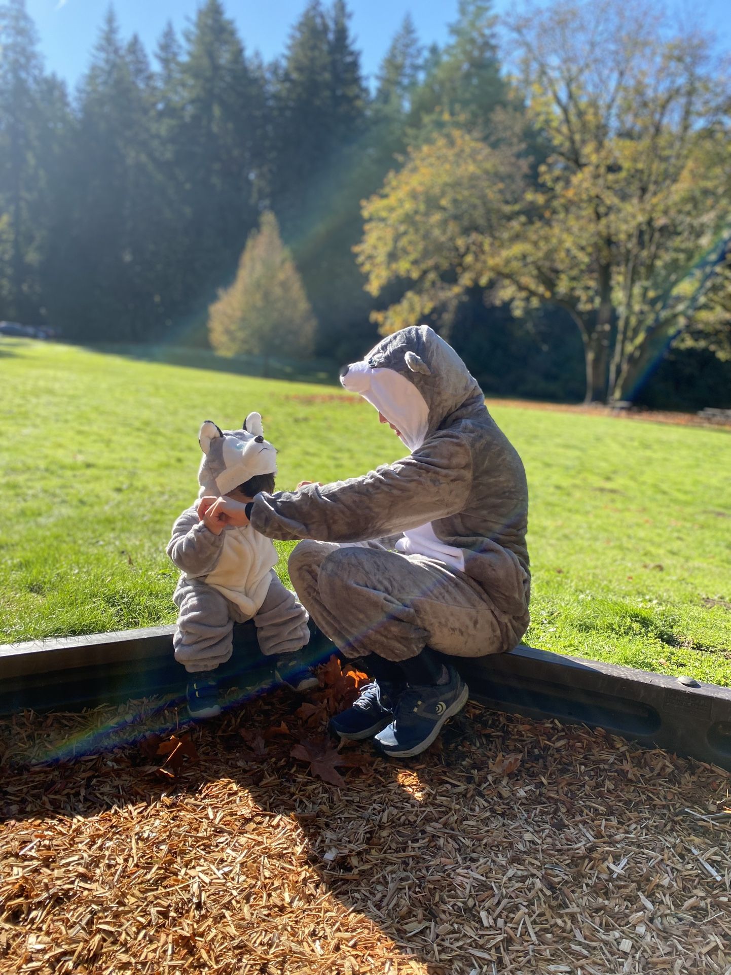 Matching husky Halloween costume