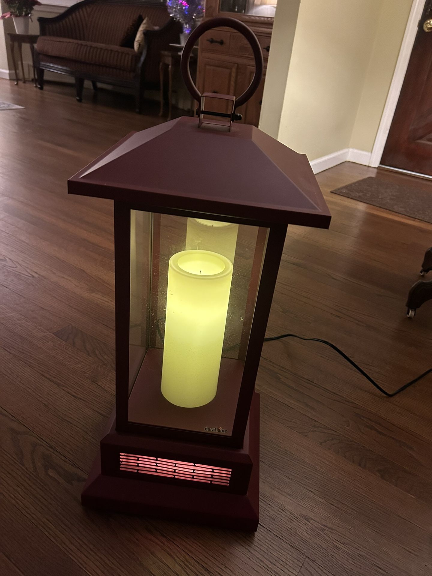 Electric Heater Duraflame Lantern With Infrared Quartz Heater