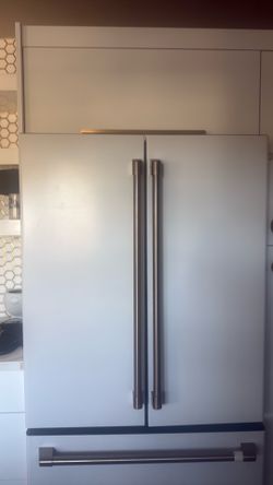 Cafe matte white French door refrigerator