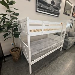 TWIN OVER TWIN BUNK BED 