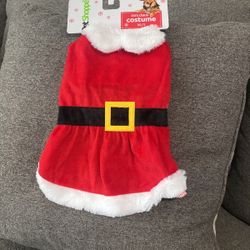 Mrs Clause Pet Costume - Size XS/S