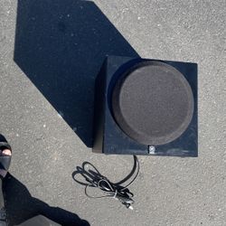 Yamaha 45-Watt Active Black 8" Subwoofer Model YST-SW012 Tested Works