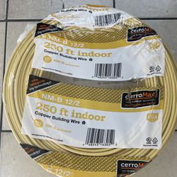 Cerrowire 250 ft 12/2 Yellow Solid CerroMax Copper NM-B Wire ( Brand New ) 