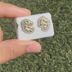 Nugget Moissanite Earrings