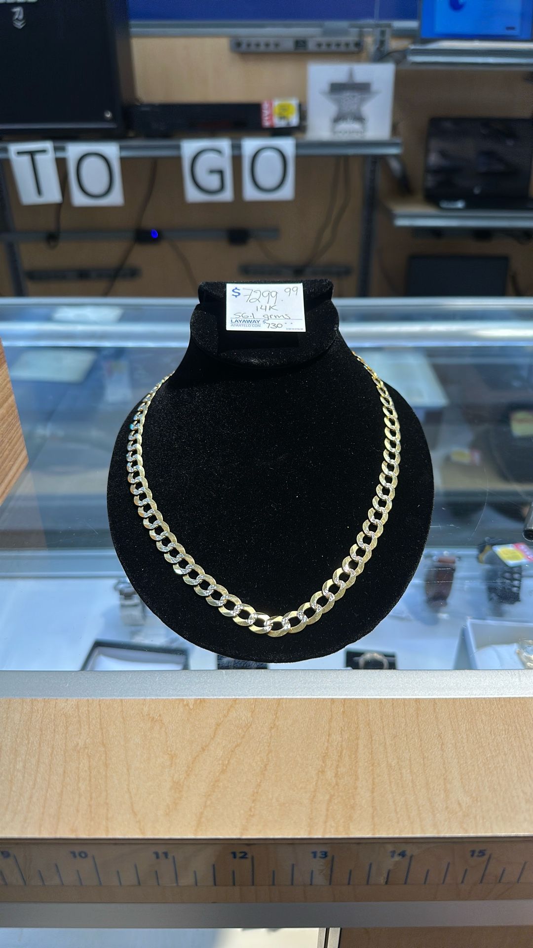 14k Two-toned Gold Link