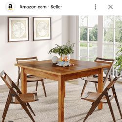 2-4 Person Wood Dining Table