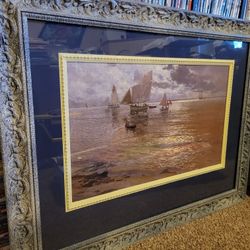 Sail Boat Ocean Print