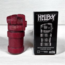 Hellboy Ceramic Coin Bank Loot Crate Exclusive Dark Horse Comics by Zak Designs