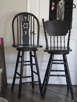 Tall chairs black
