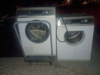 Washer and dryer