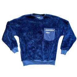 Palace Fleece Pocket Drop Crewneck Sweater Size Medium