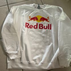 NEW! Red Bull White Sweatshirt Large