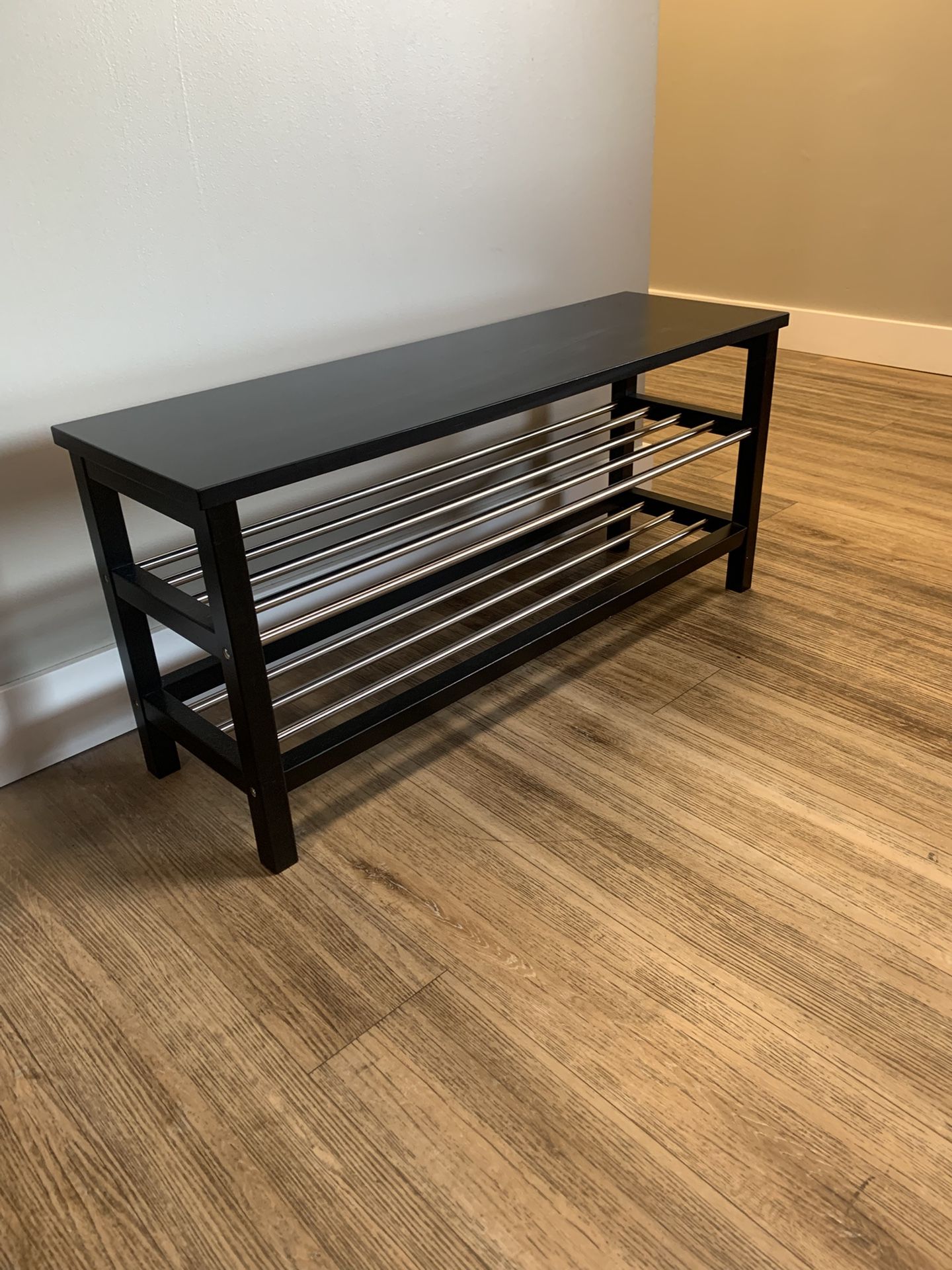 Bench With Shelves