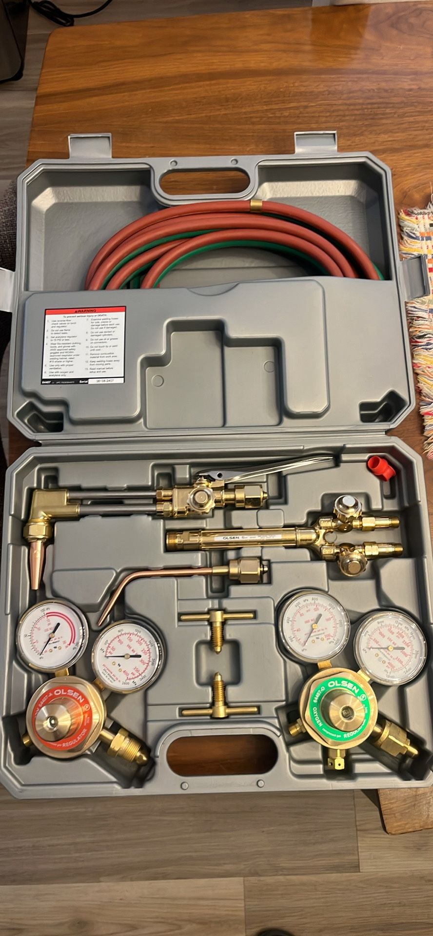 Olsen Heavy-duty Oxyacetylene Torch Kit