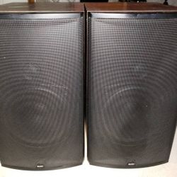 Boston CR8 Audiophile Speakers Exc Cond & $250 Tempered Glass Stands