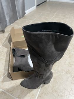 Gray Boots