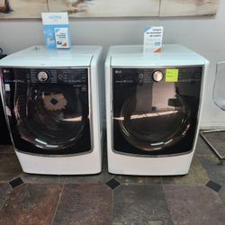 💢💢LG SET STEAM WASHER AND GAS DRYER JUMBO 💯 WITH WARRANTY 