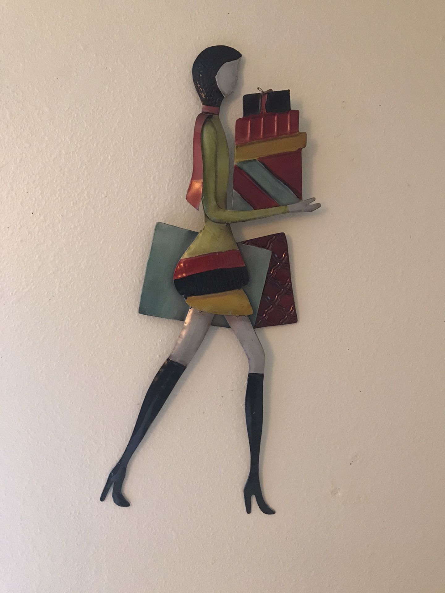 Beautiful fashion figure metal art,All Products : American Fashion Style Bags On Sale
