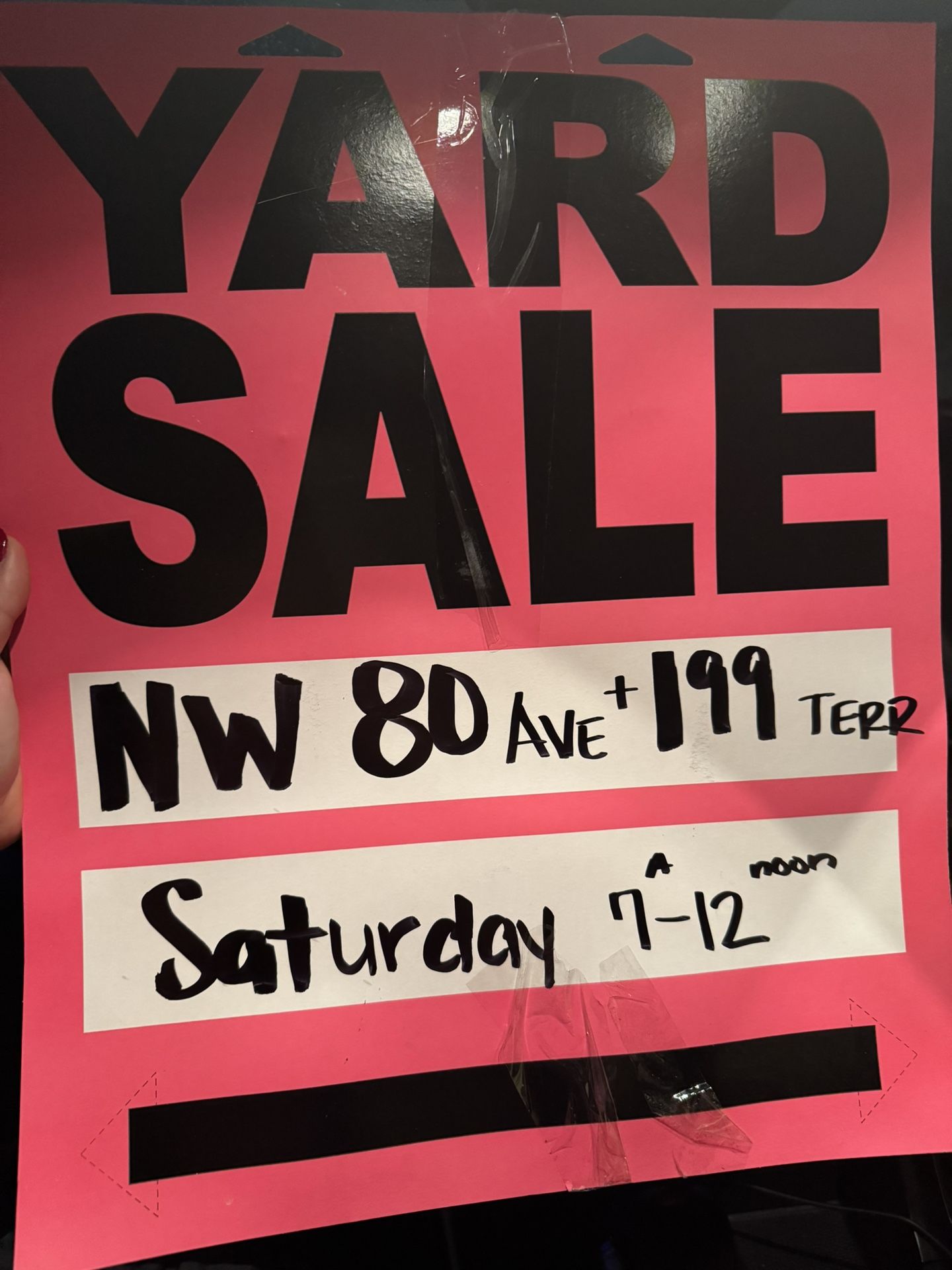 Multiple Family Garage Sale 10/4
