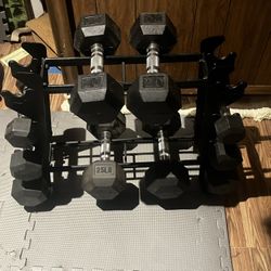 Dumbbell Set With Rack 