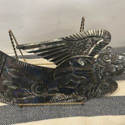 Vintage Tin Metal Ángel México