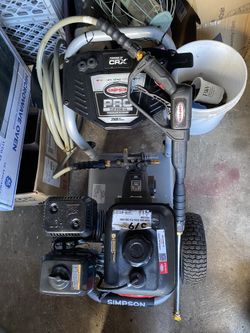 New Simpson 3500 Psi Pressure Washer Used Once