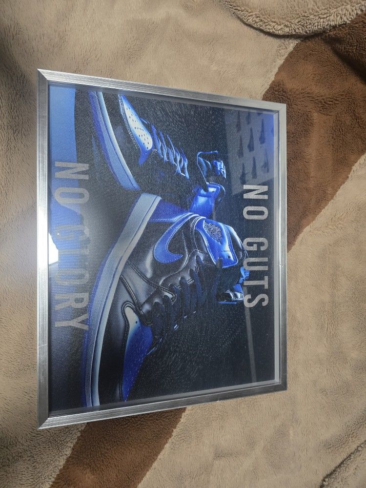 frame jordan shoes art