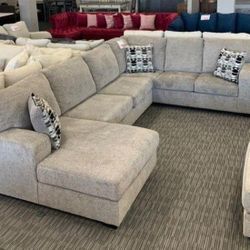 3-Piece Sectional with Left-Arm Facing Chaise📌In Stock🚛Same Day Delivery