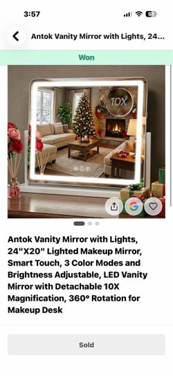 New vanity/mirror