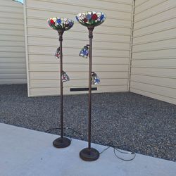 Reading Light Antique Pole Corner Lamp Decor