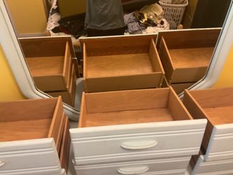 Dresser and mirror