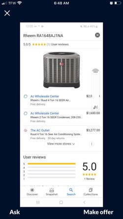 Rudd Home Ac Unit