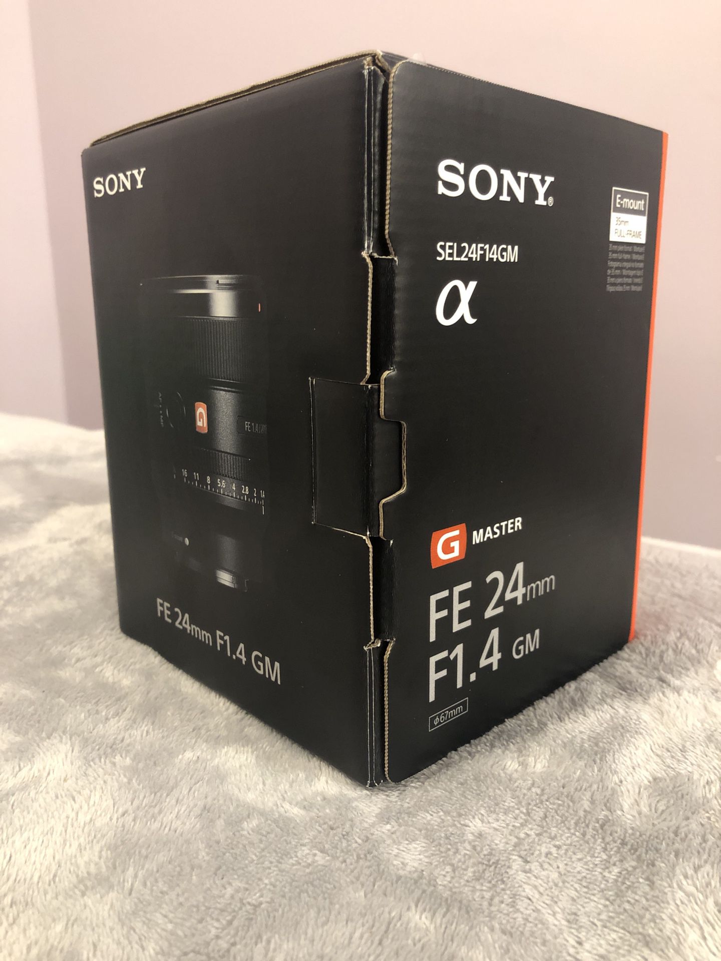 Sony 24mm f/1.4 GMaster E Mount Lens - Brand New