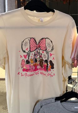 Disney Princess Breast Cancer Awareness T-Shirt