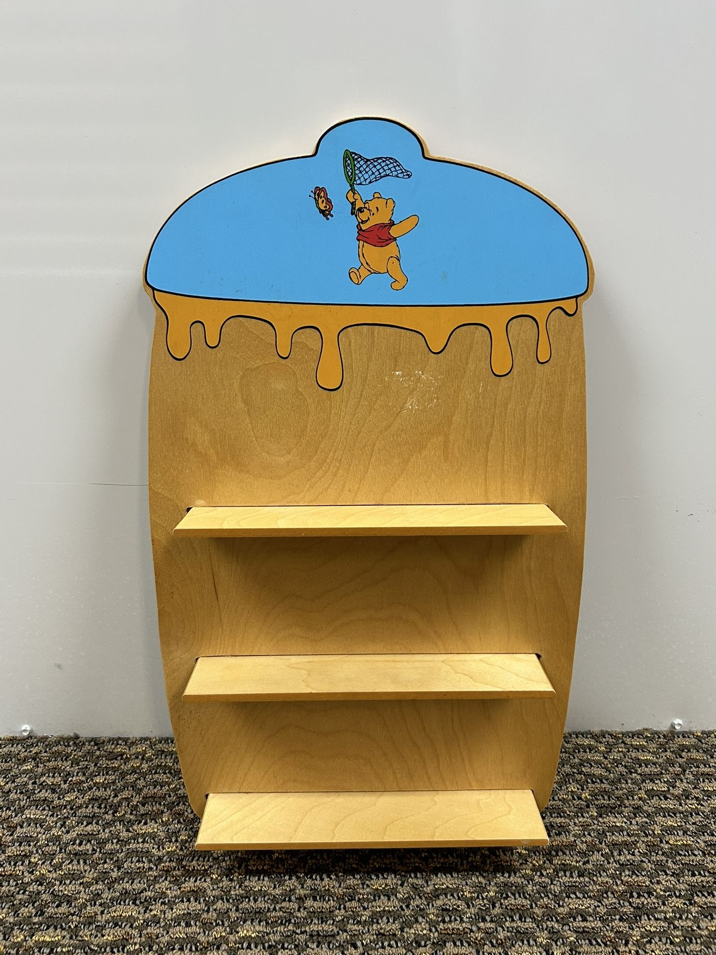 Vintage Winnie the Pooh trinket wall shelf