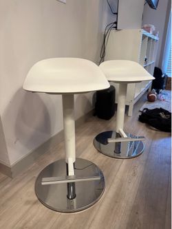 IKEA white barstools