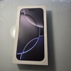 iPhone 16 Pro Max, 256GB, Black Titanium, Unlocked, Brand New in Box