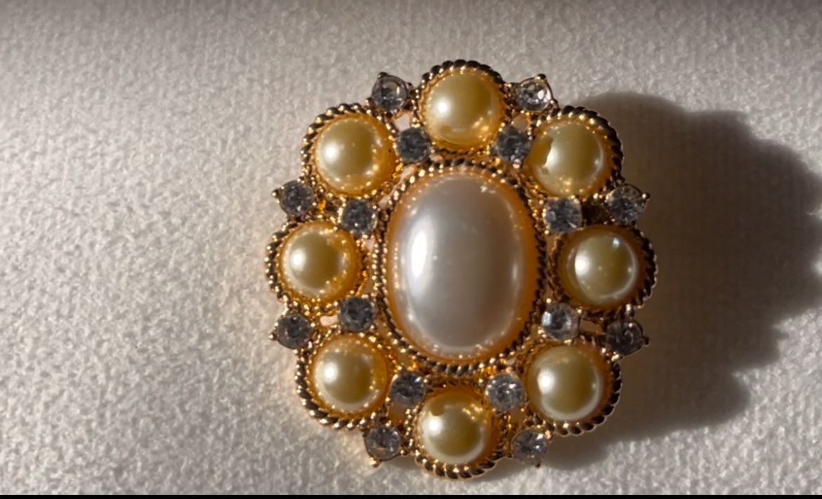 Gold Toned brooch