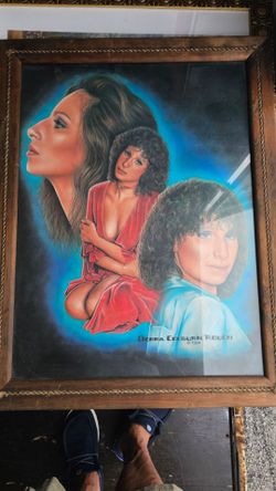 Debra Colburn Rouen Framed Portrait Artwork 1981
