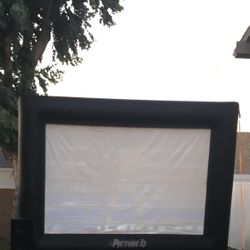 Inflatable 20foot  Movie Screen PVC Material
