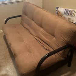 Black Futon Frame And Mattress 