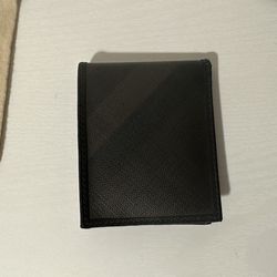 Black And Brown Checkered Burberry Wallet