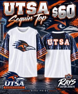 UTSA Roadrunners Sequin Top Jersey